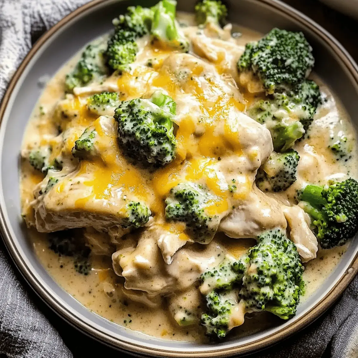 Crockpot Creamy Broccoli Cheddar Chicken for Cozy Family Nights