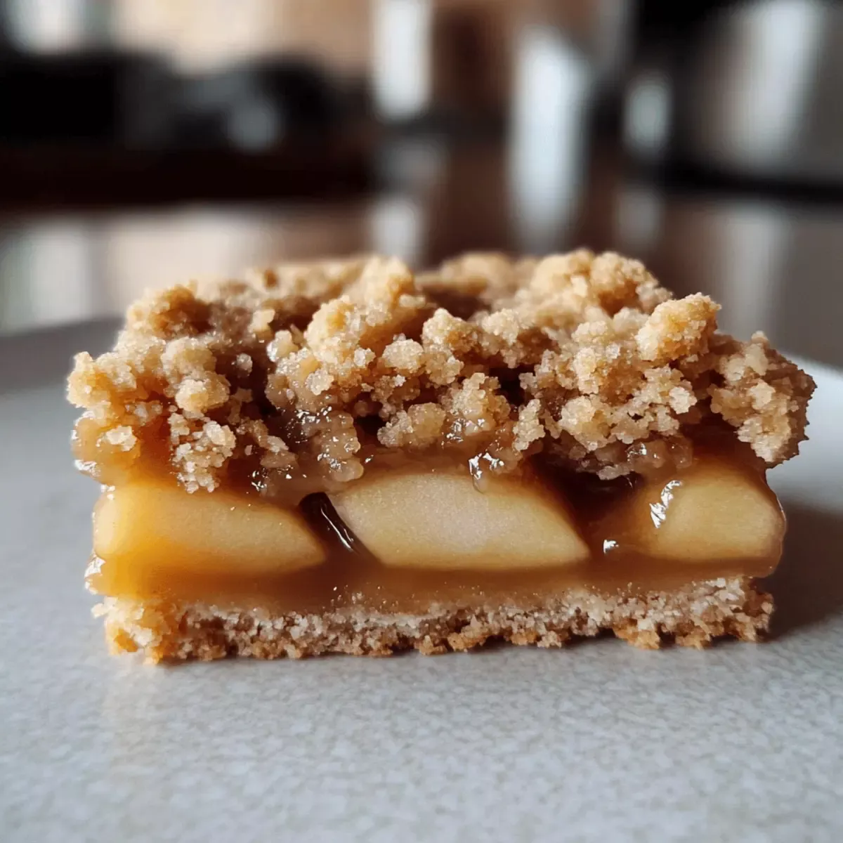 Salted Caramel Apple Crumble Bars for Cozy Fall Evenings