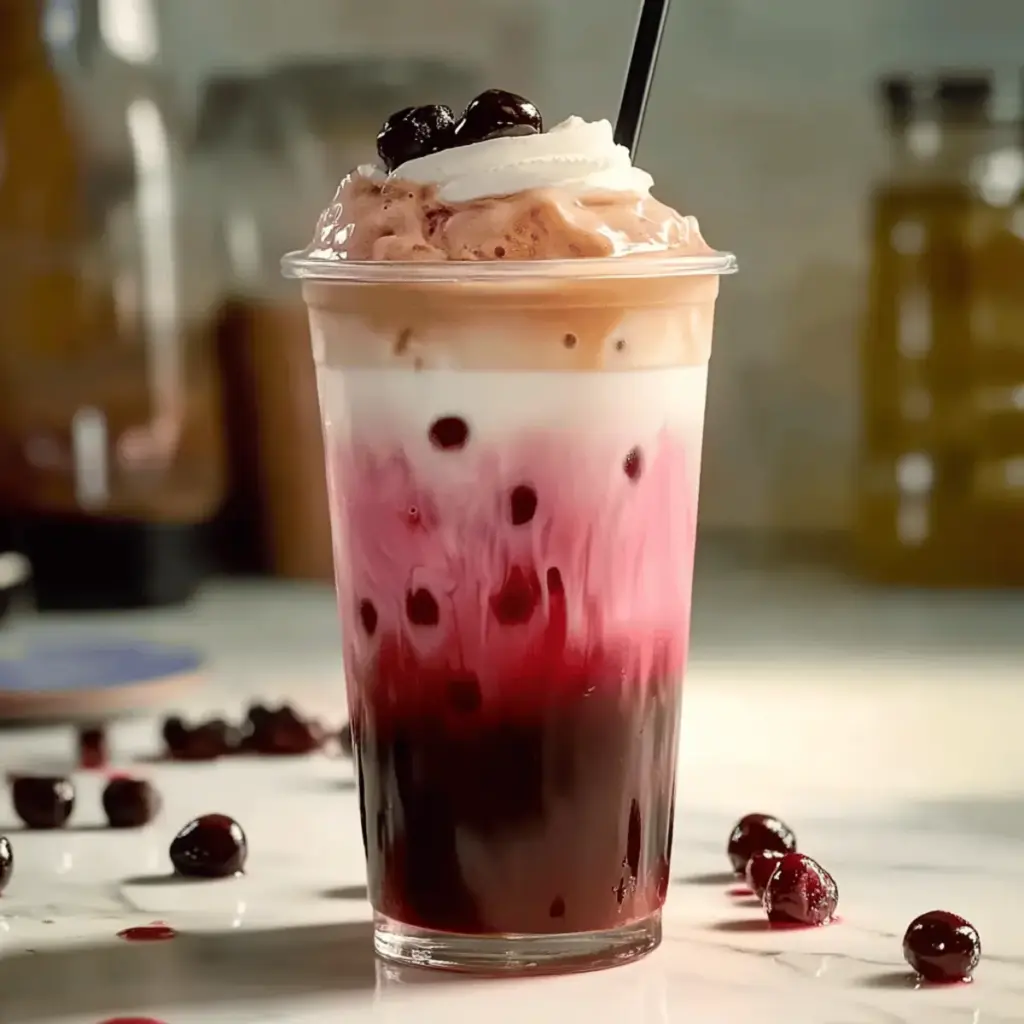 Cherry Vanilla Iced Latte