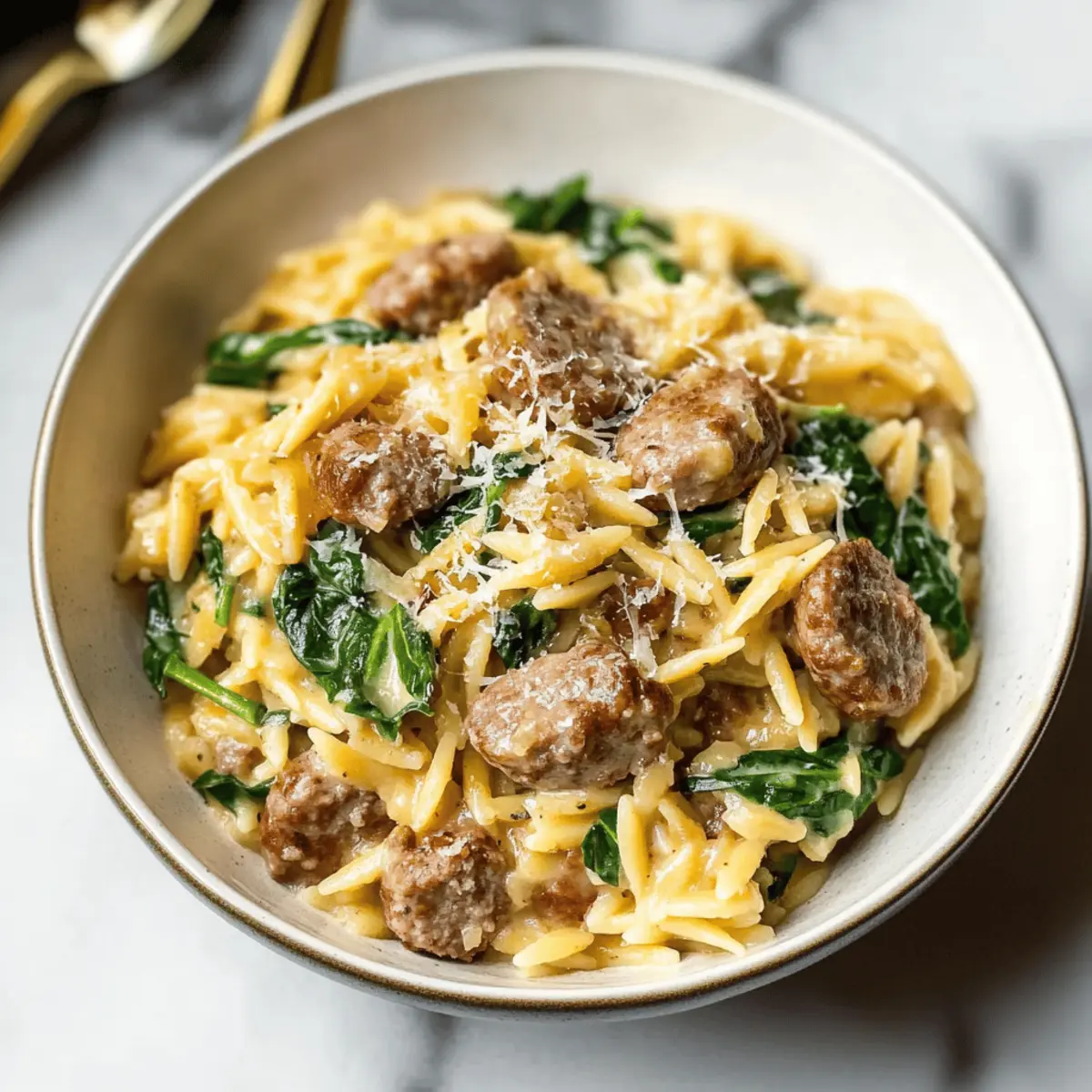 Creamy Italian Sausage Orzo for a Cozy Weeknight Dinner