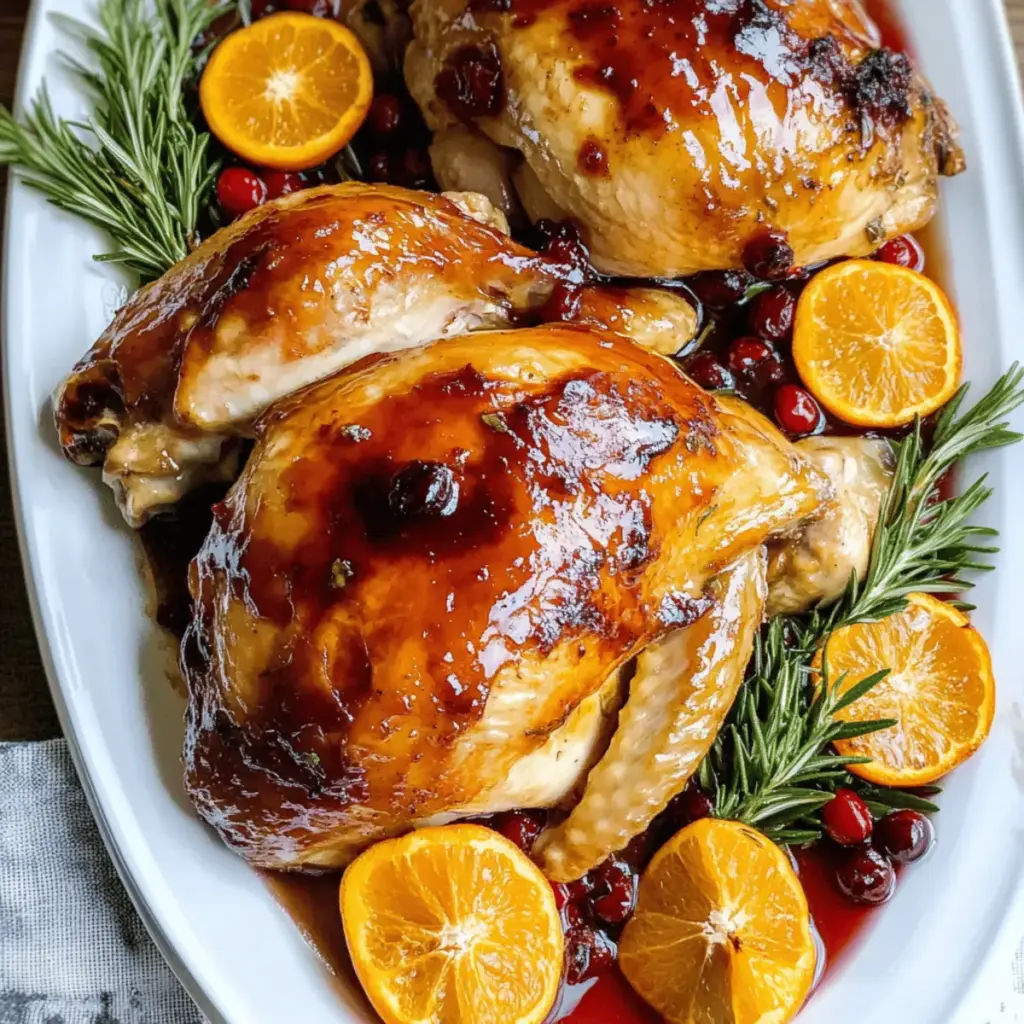 Cranberry Orange Glazed Turkey