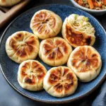 Pan-Fried Cabbage and Noodle Buns