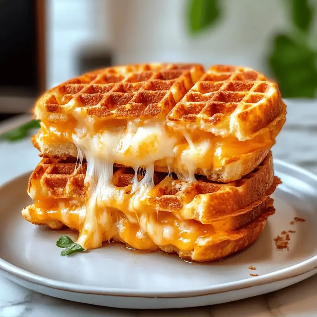 Low Carb Grilled Cheese Chaffle
