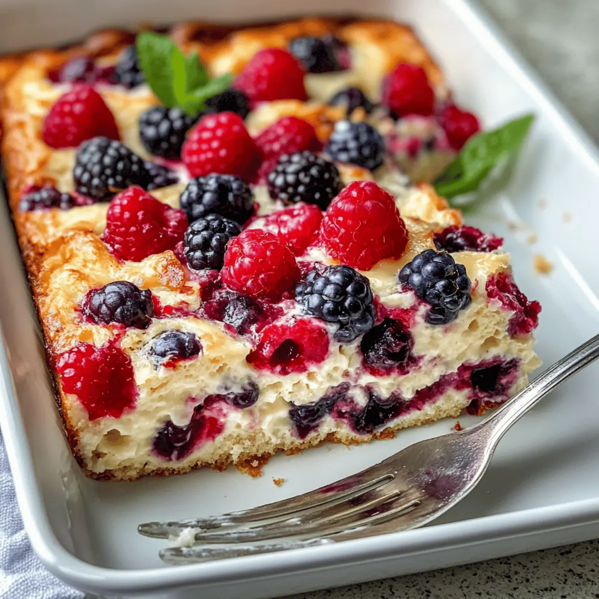 High Protein Triple Berry Bake: Breakfast Bliss Awaits