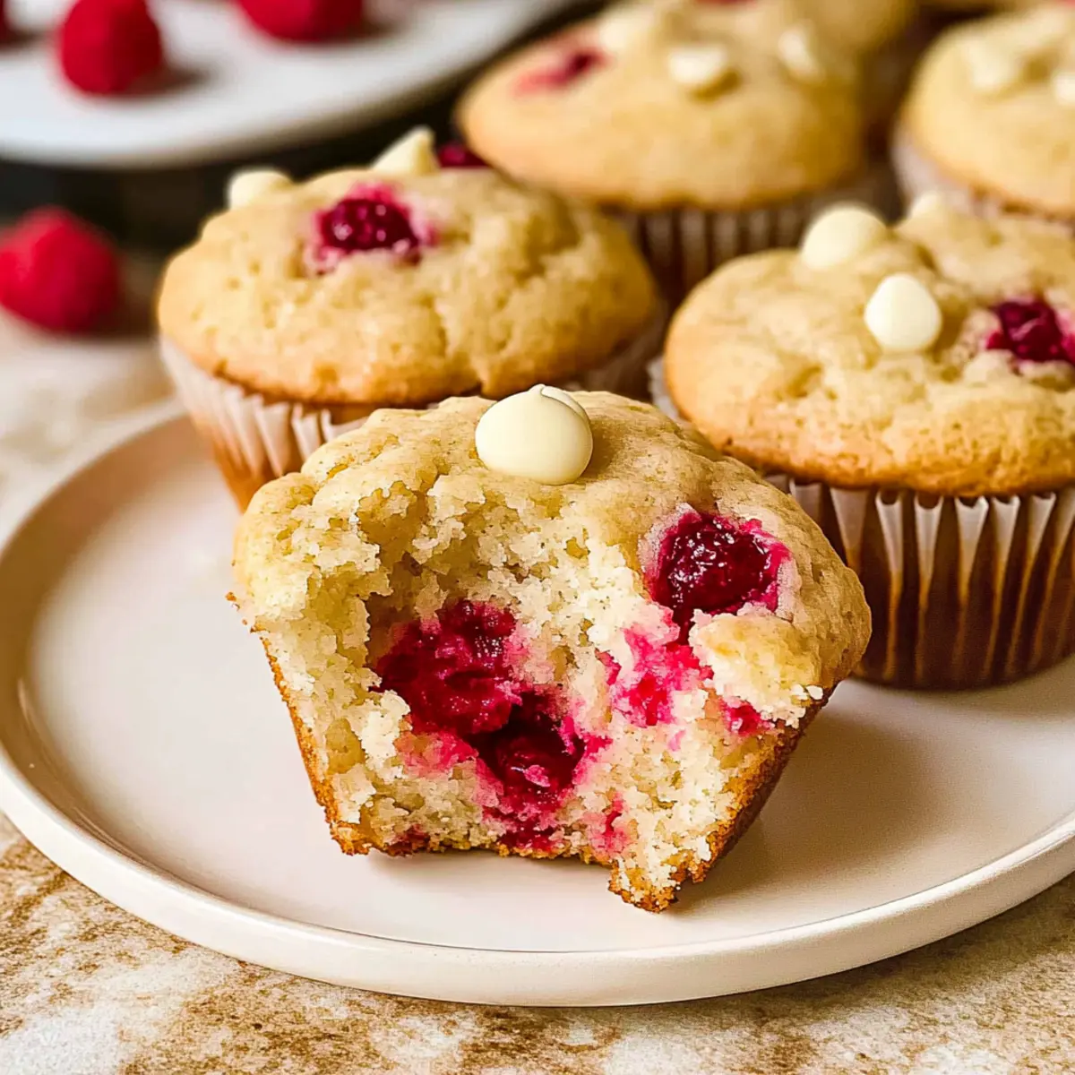 Deliciously Fluffy White Chocolate Raspberry Muffins to Cherish