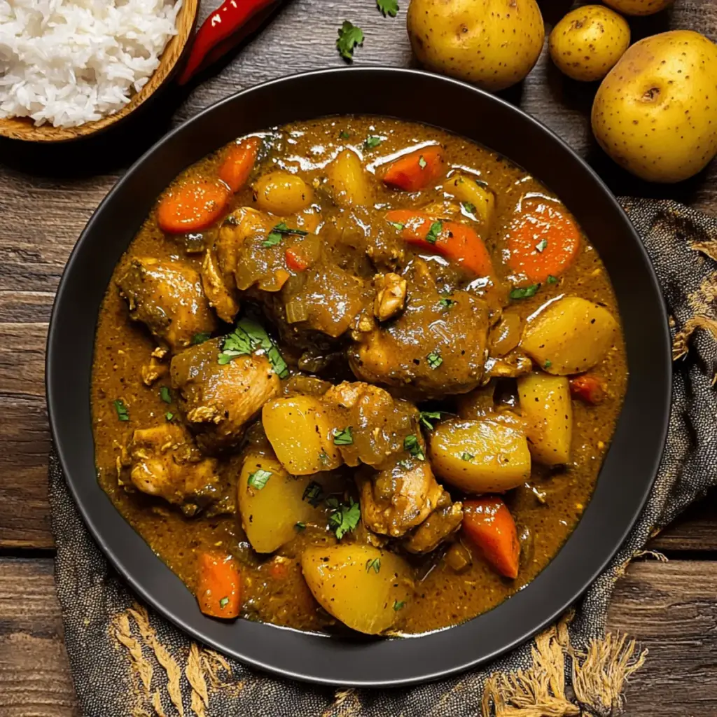 Authentic Jamaican Curry Chicken