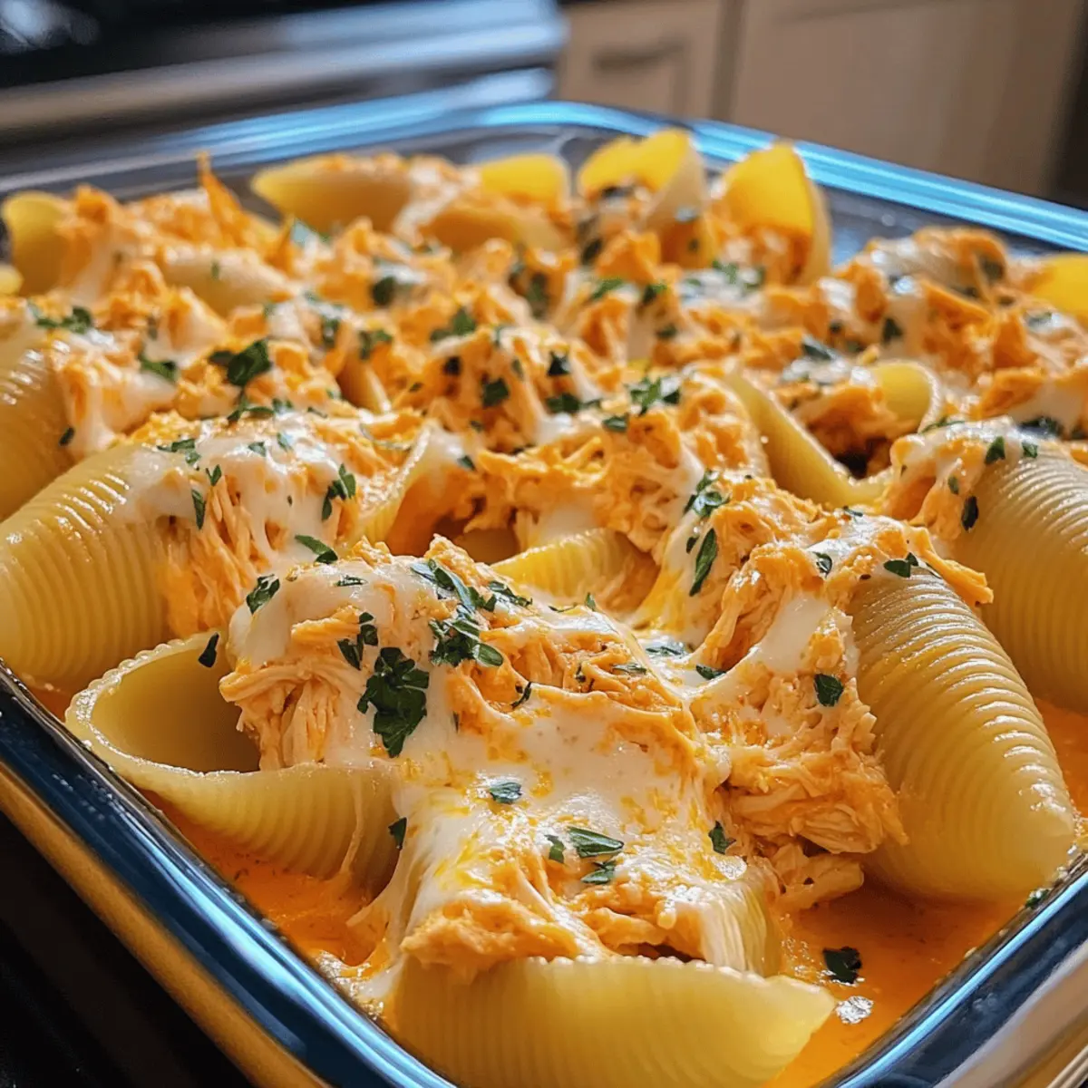 Irresistible Creamy Buffalo Chicken Stuffed Shells – Comfort Food