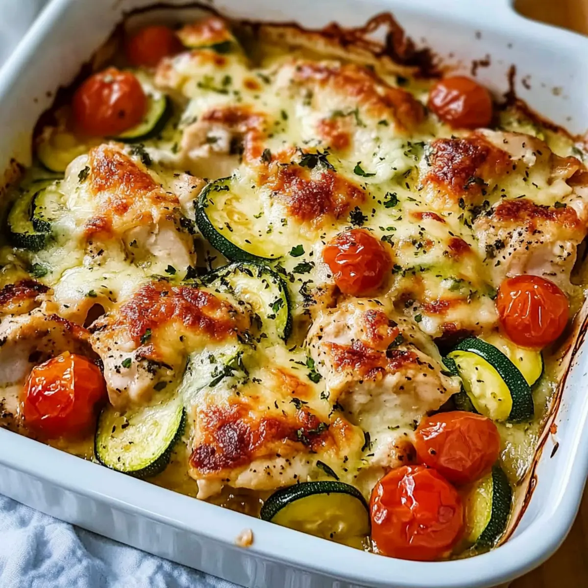 Mediterranean Chicken Zucchini Bake for a Flavorful Twist