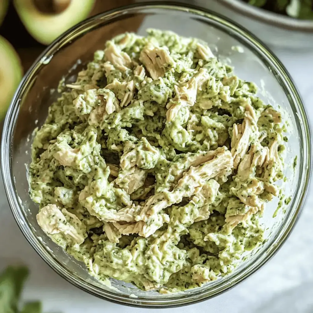 Healthy Green Goddess Chicken Salad