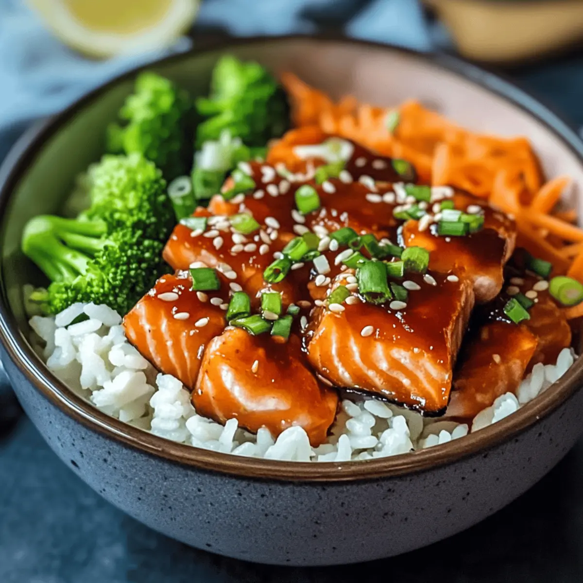 Crispy Salmon and Rice Bowl: A Quick Healthy Delight