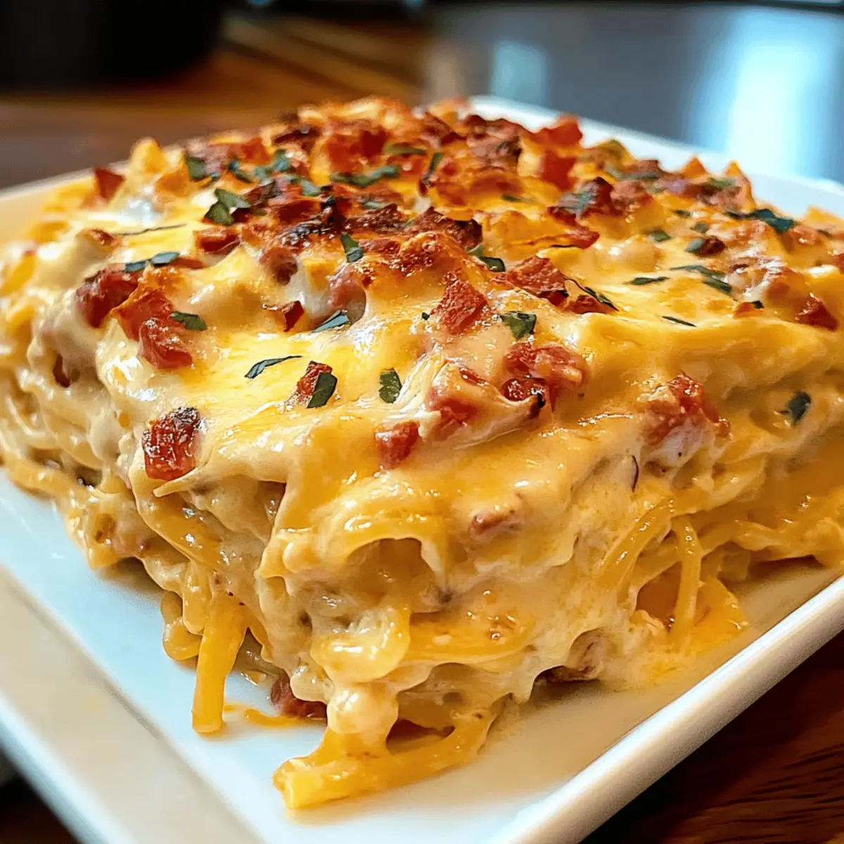 Spicy Southern Cheesy Chicken Spaghetti Casserole Bliss