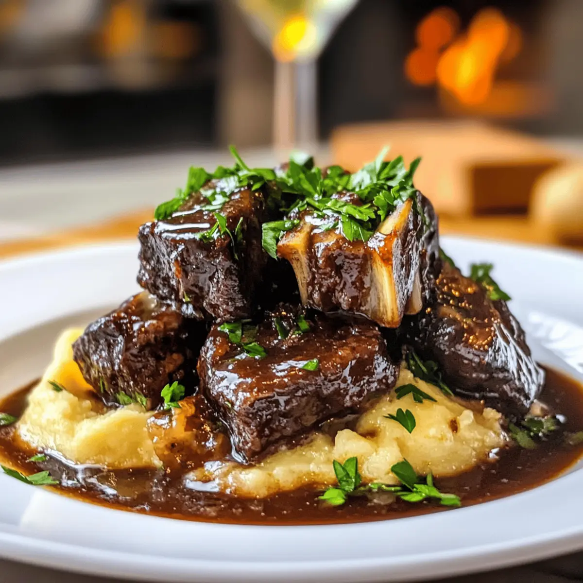 Red Wine Braised Beef Short Ribs: A Cozy Dinner Delight
