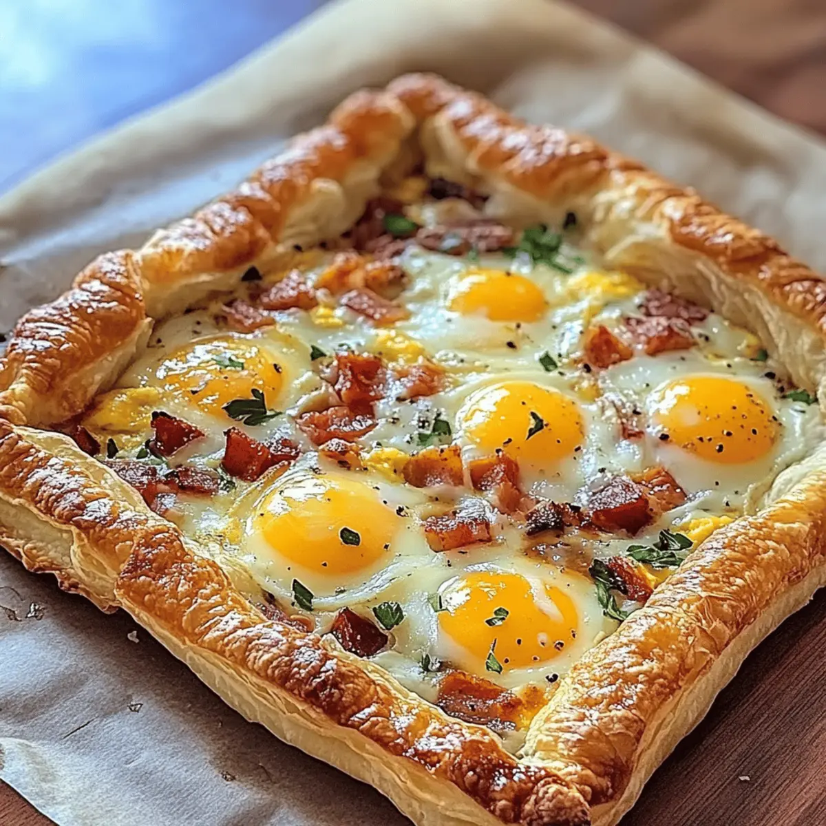 Puff Pastry Breakfast Pizza Recipe That Everyone Will Love