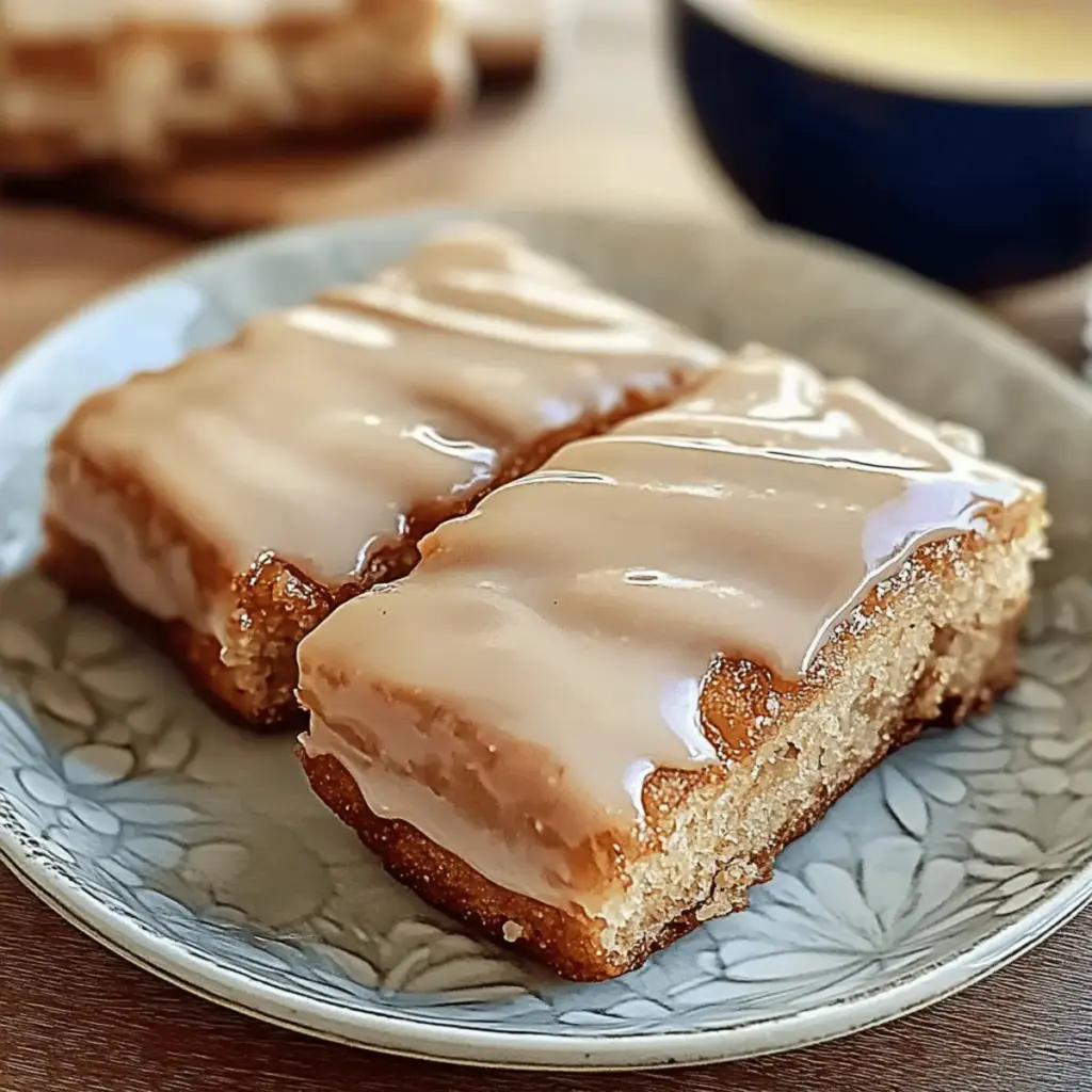 Soft Baked Maple Donut Bars