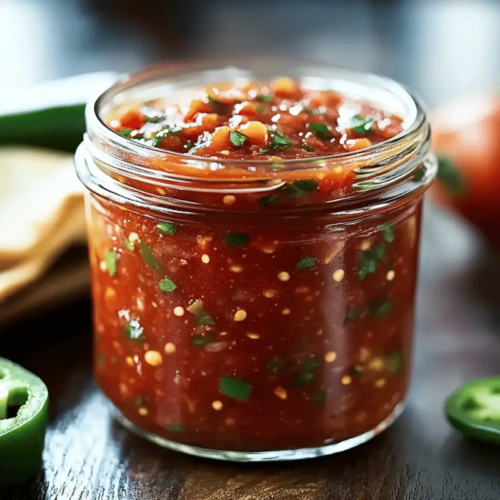 Canned Salsa with Fresh Tomatoes
