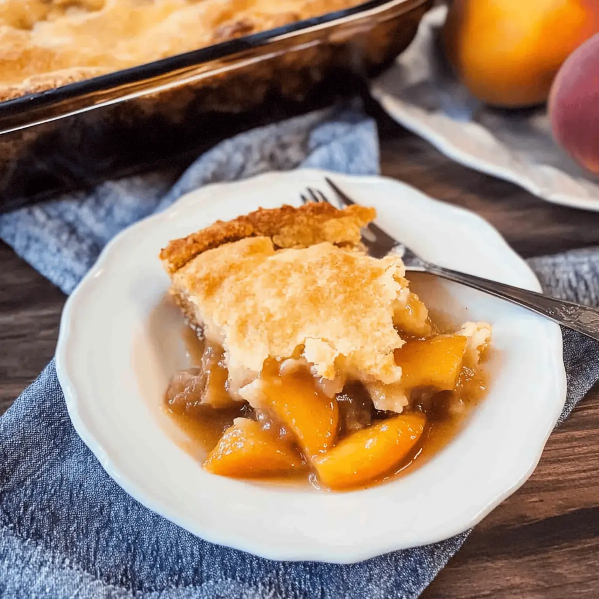 Easy Southern Peach Cobbler for Heartwarming Summer Bliss