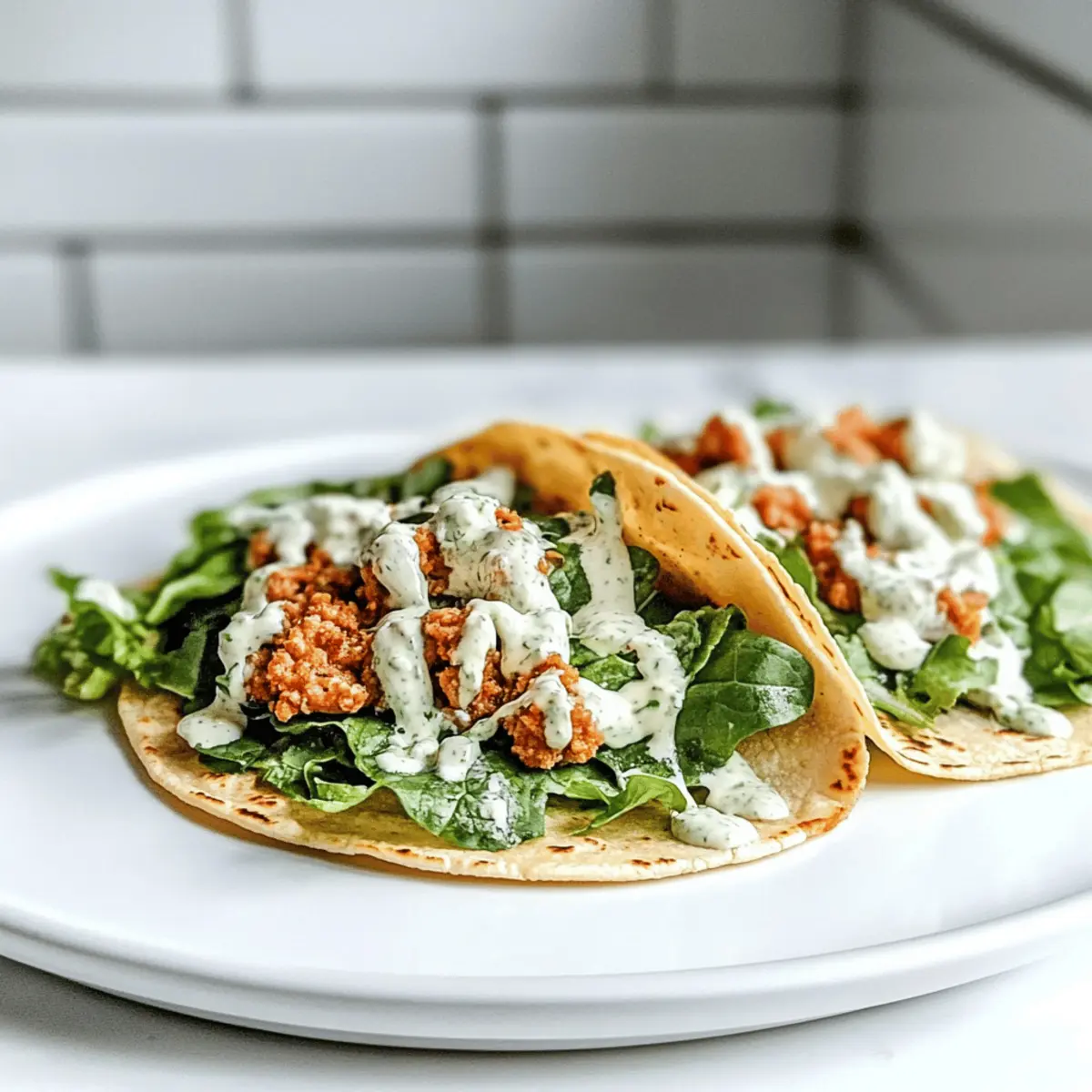 Smash Chicken Caesar Tacos: Crispy, Protein-Packed Delight