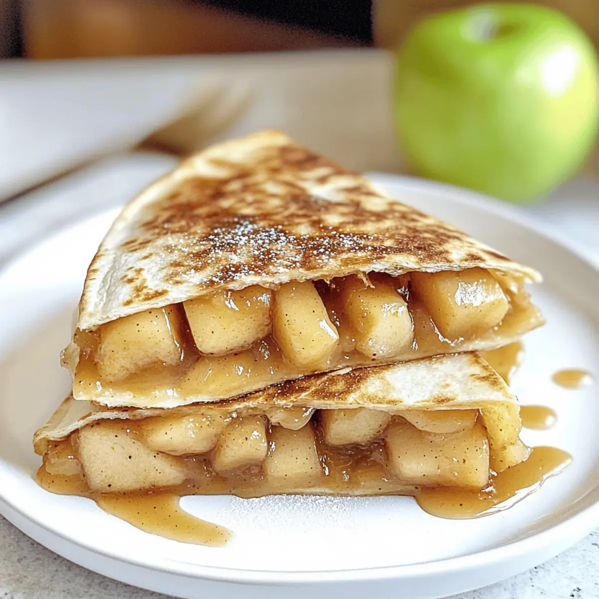 Crispy Apple Pie Quesadillas Ready in 25 Minutes