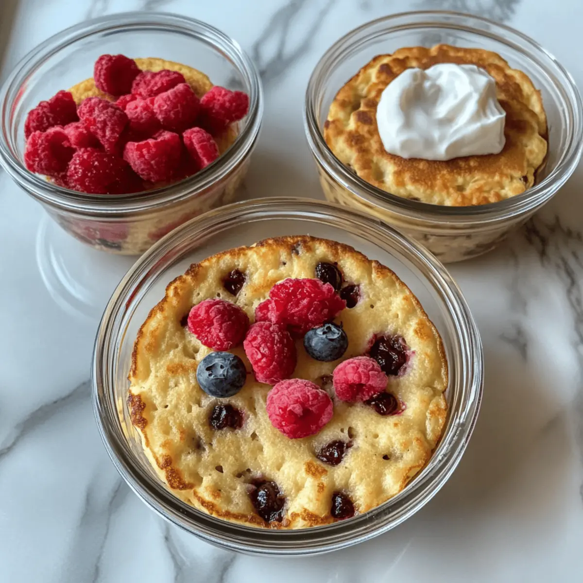 Fluffy Baked Protein Pancake Bowls for a Energizing Start