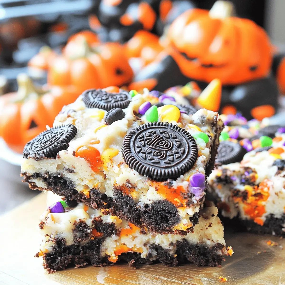 Deliciously Easy Halloween Oreo Cake Bars for Festive Fun