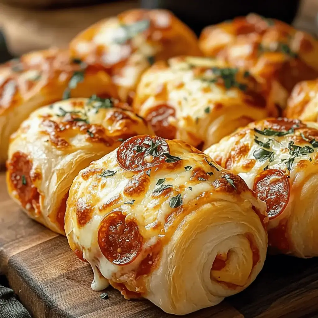 Flaky Pepperoni Pizza Rolls