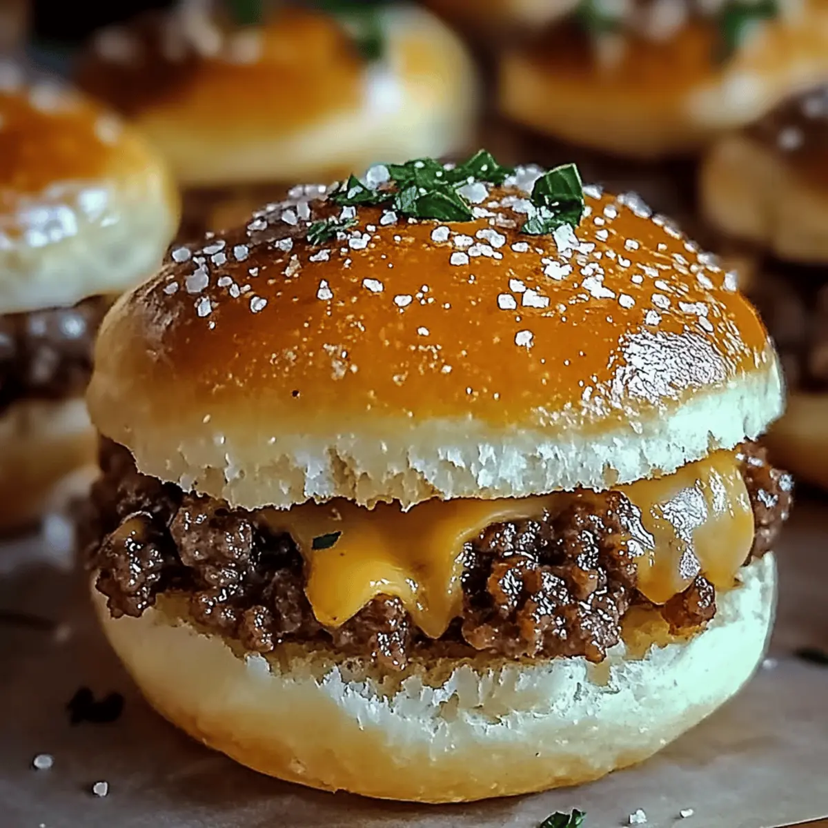 Garlic Parmesan Cheeseburger Bombs: A Flavor Packed Delight
