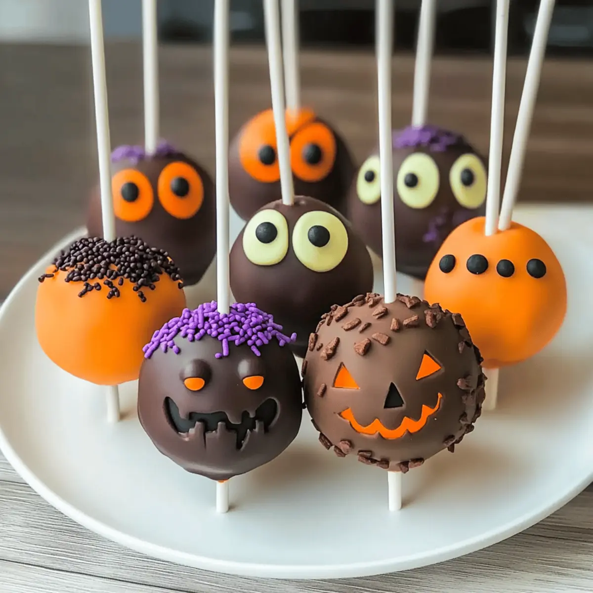 Spooky Halloween Cake Pops for a Fun Family Treat