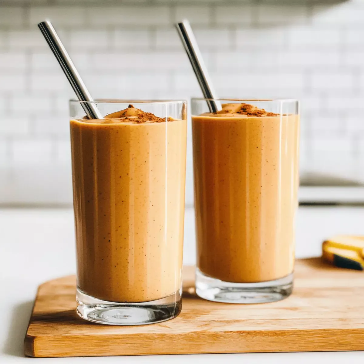 Creamy High-Protein Pumpkin Pie Smoothie in Just 5 Minutes