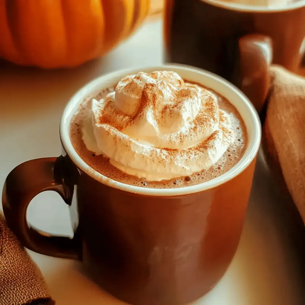 Hot Chocolate with Pumpkin Spice