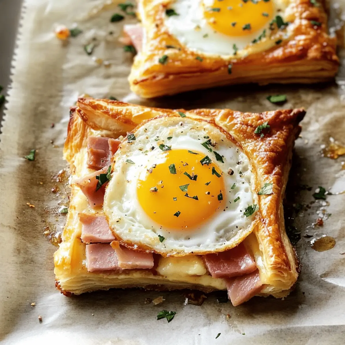 Savory Puff Pastry Croque Madame Ready in 30 Minutes