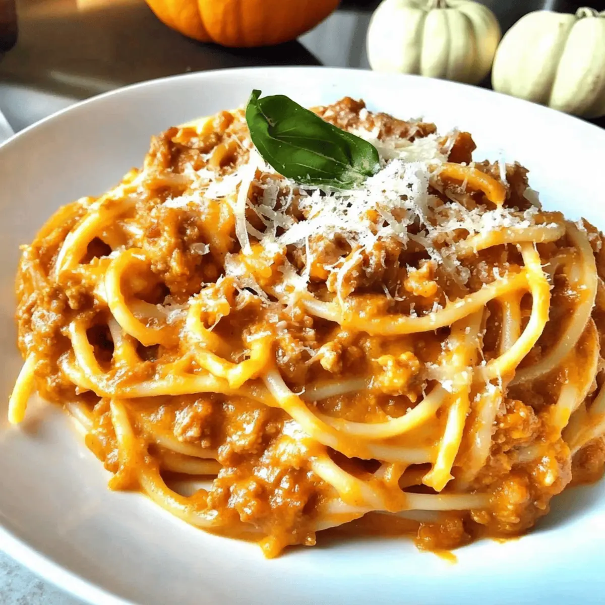 Creamy Pumpkin Bolognese – A Cozy Twist on Tradition