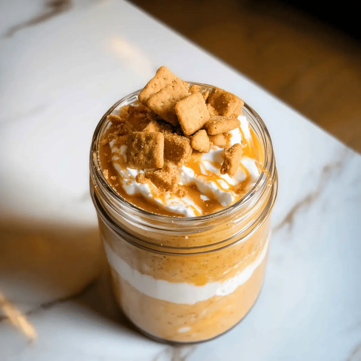 Creamy Pumpkin Cheesecake Overnight Oats for Cozy Mornings