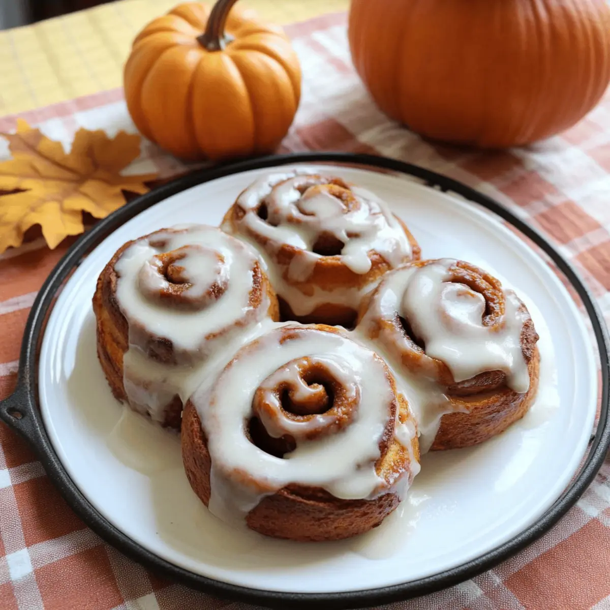 Pumpkin Cinnamon Rolls That Make Fall Mornings Magical