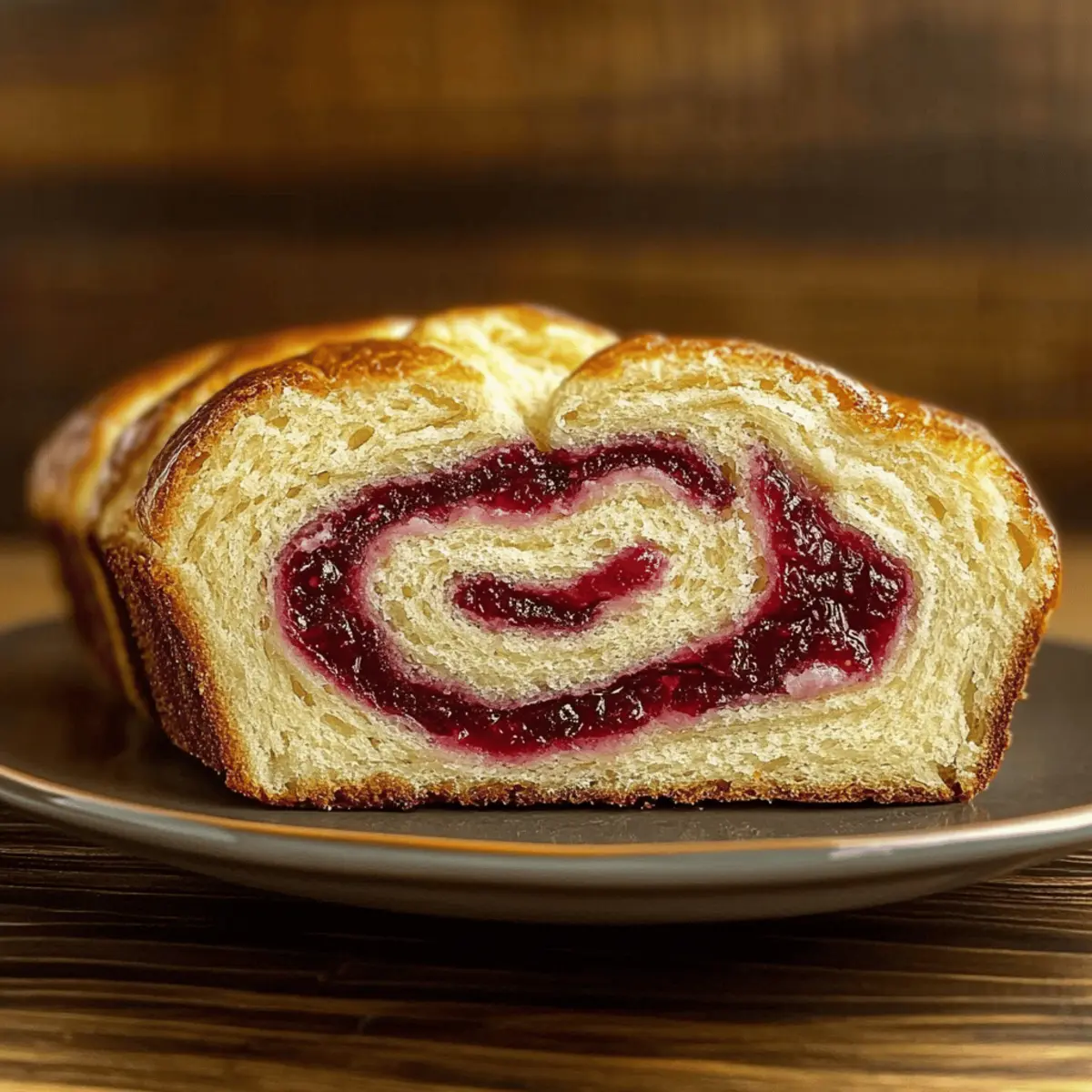 Raspberry Swirl Brioche Loaf Recipe for Festive Delights