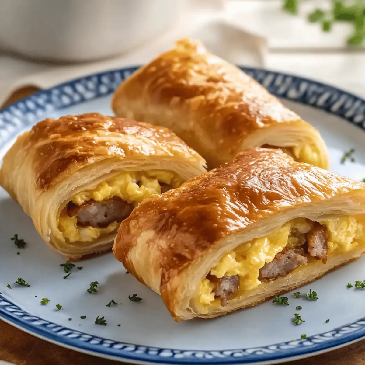 Sausage Egg Breakfast Roll-Ups for a Quick Morning Treat