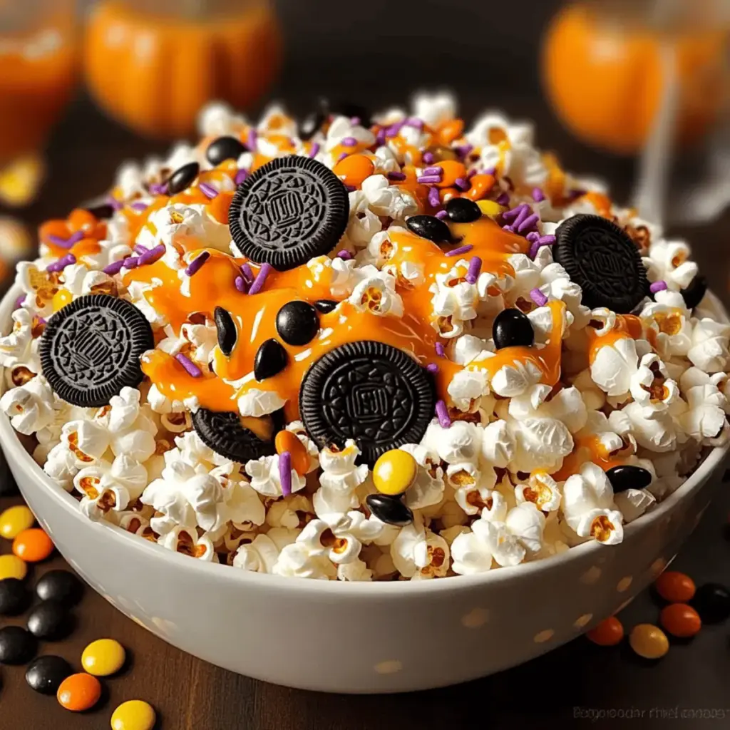 Easy Halloween Popcorn
