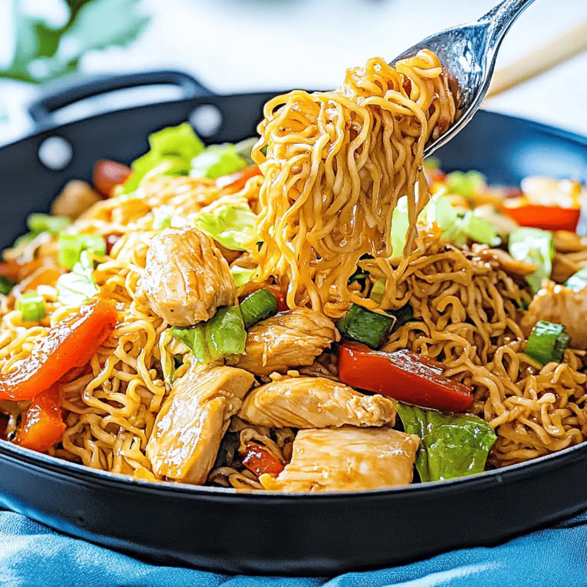 Chicken Ramen Stir Fry