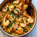 Easy garlic butter shrimp and rice