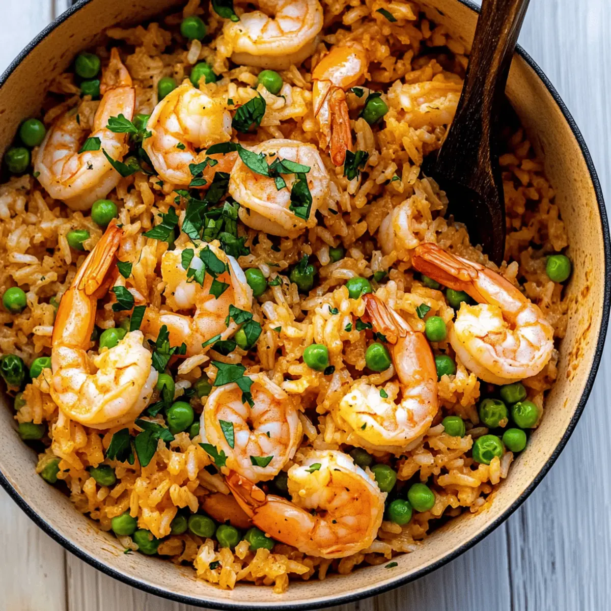 Easy garlic butter shrimp and rice