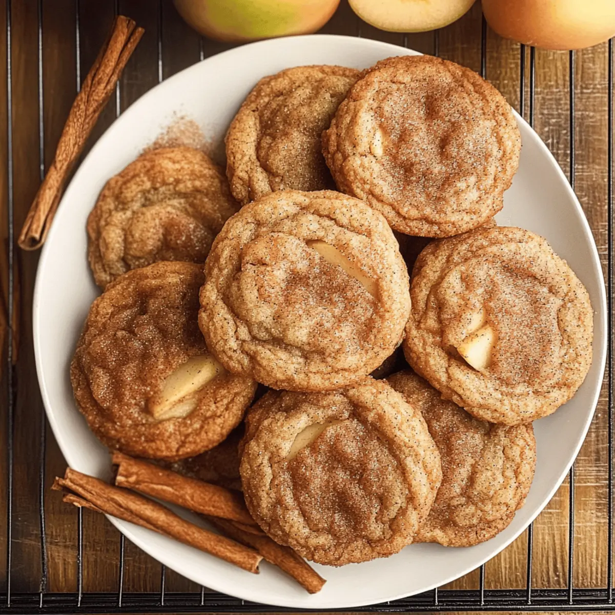 Cozy Up with Apple Snickerdoodles: A Fall Delight