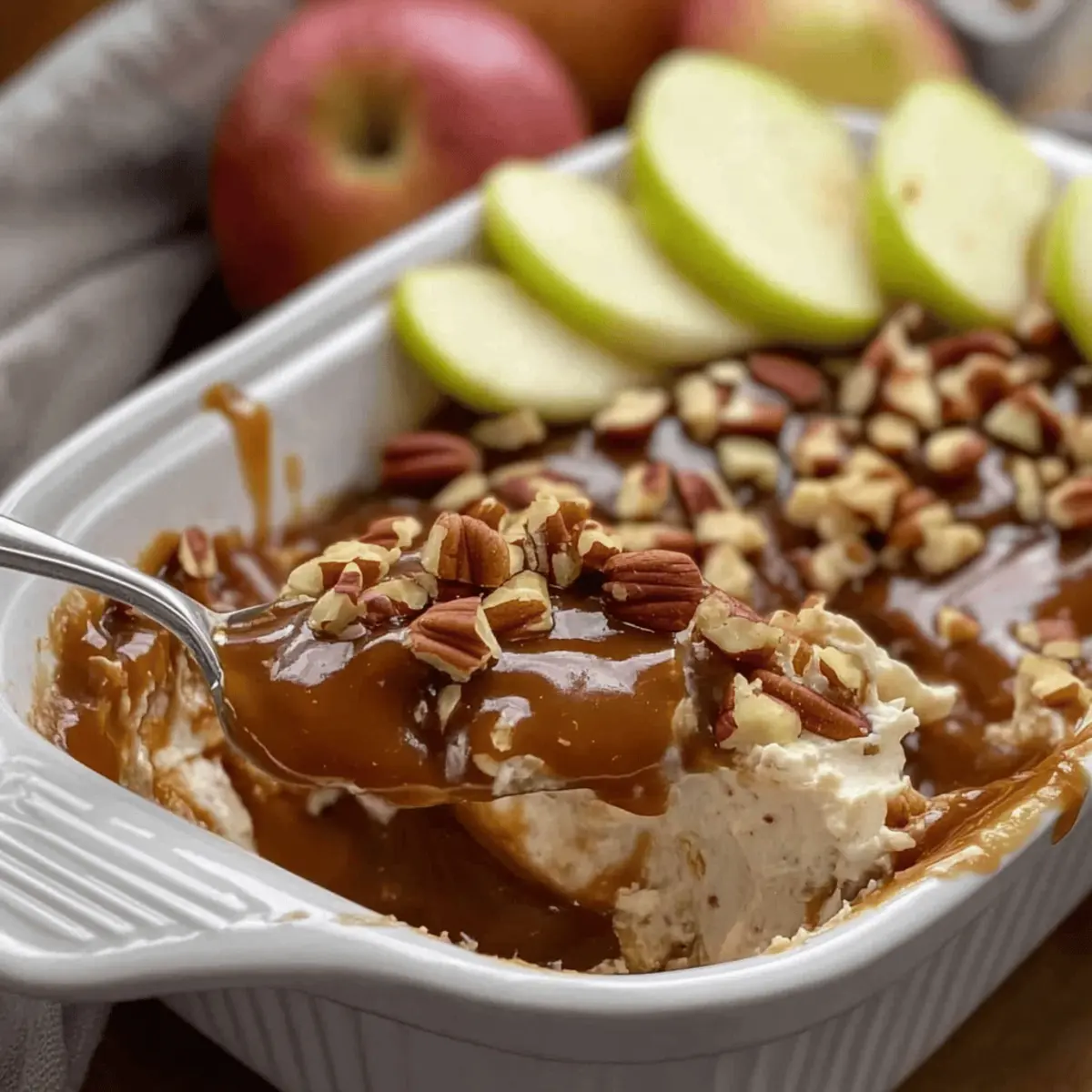 Creamy Caramel Apple Cheesecake Dip for Ultimate Fall Indulgence