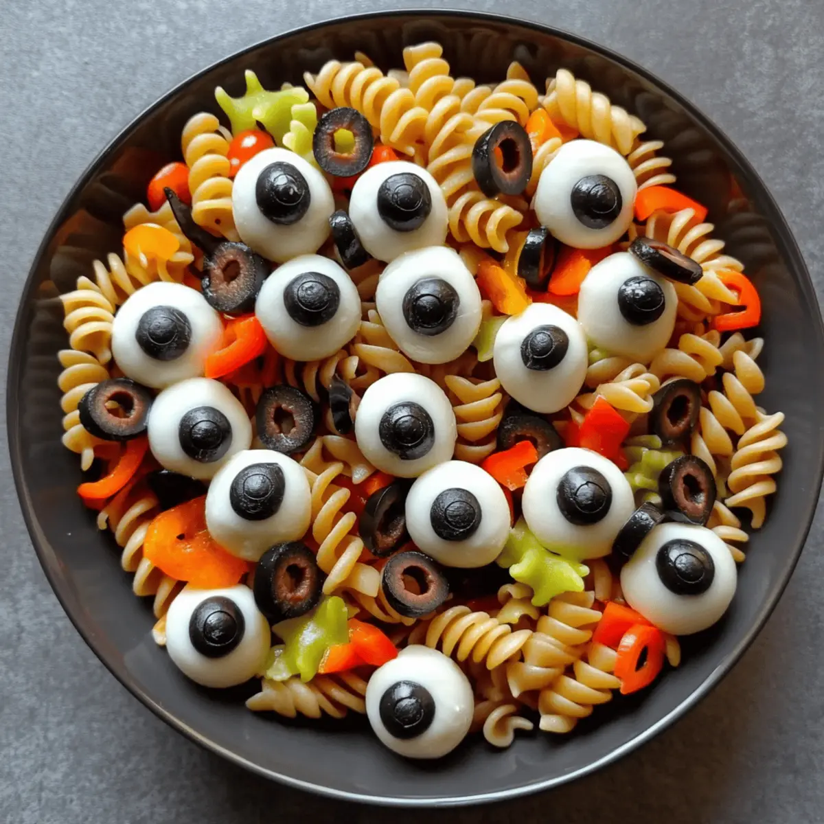 halloween pasta salad