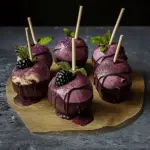 Forest Blackberry Cheesecake Pops