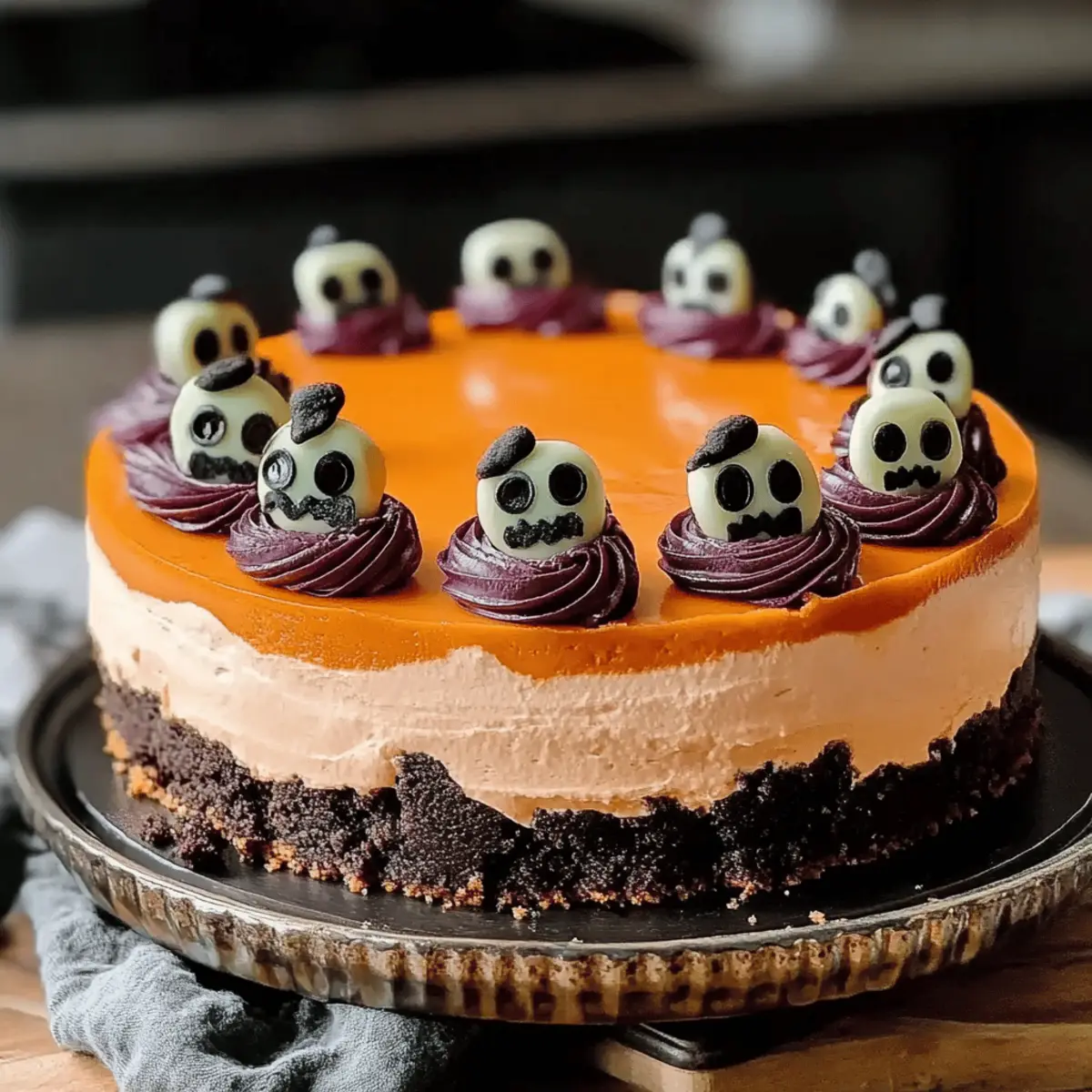 Vibrant Halloween Cheesecake That Wows Every Guest