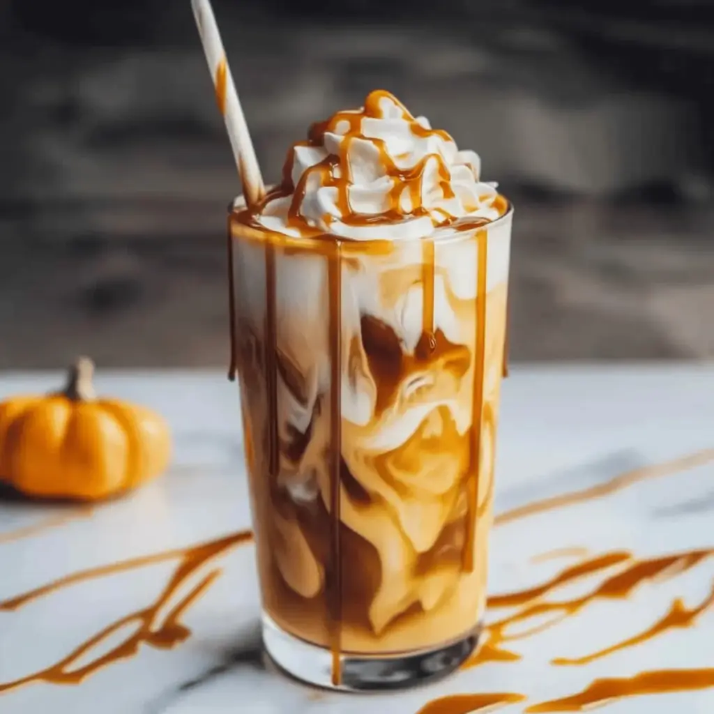 aramel Pumpkin Spice Iced Coffee