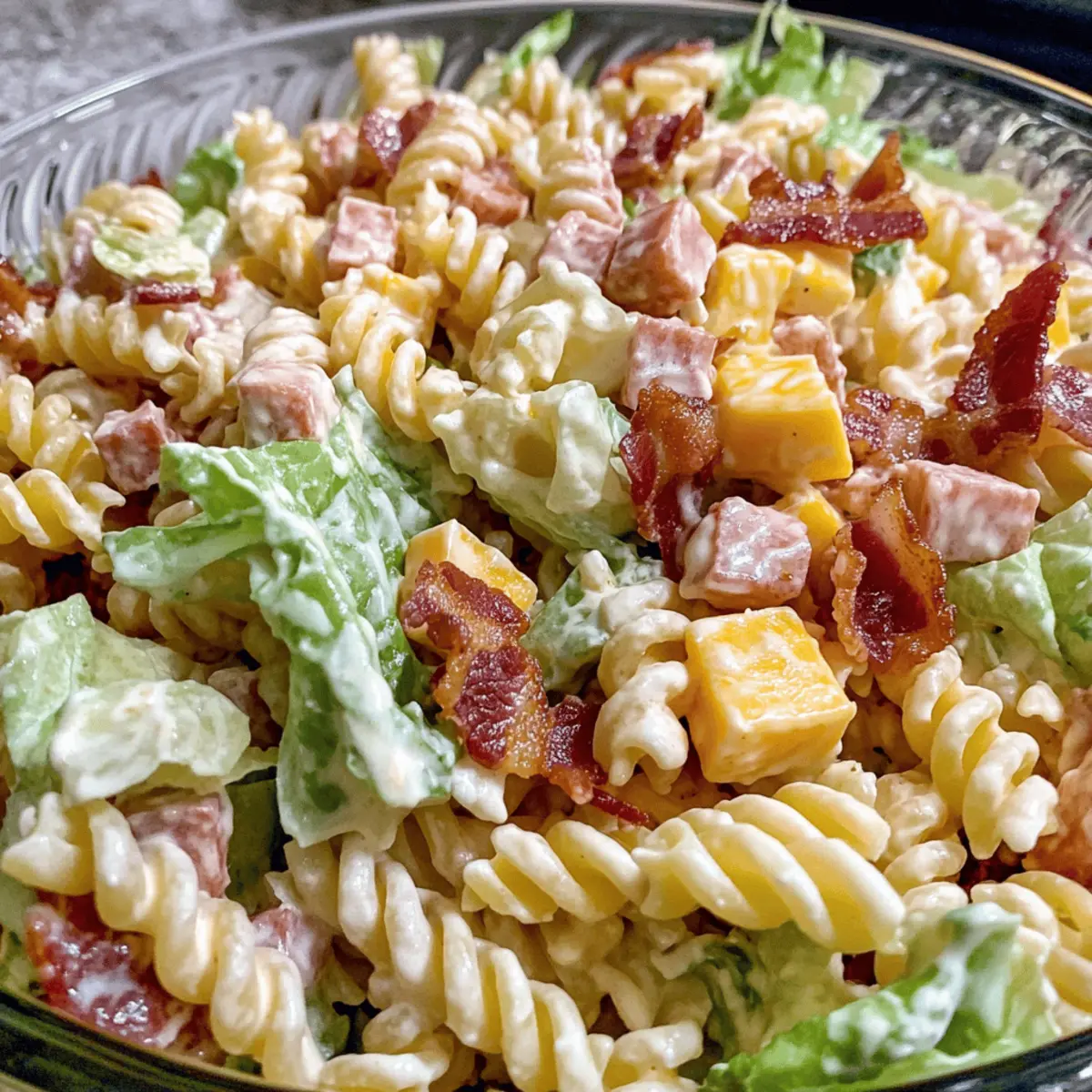 Club Sandwich Pasta Salad