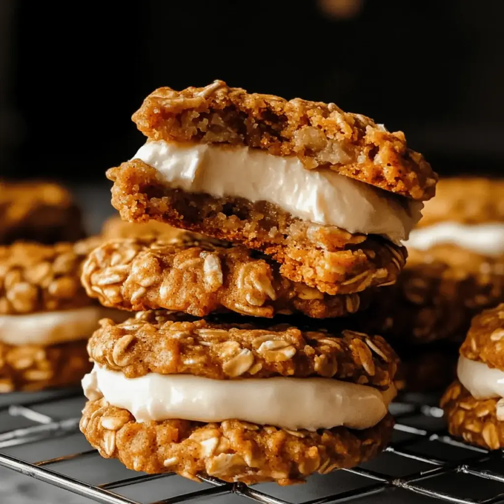 Pumpkin Oatmeal Cream Pies