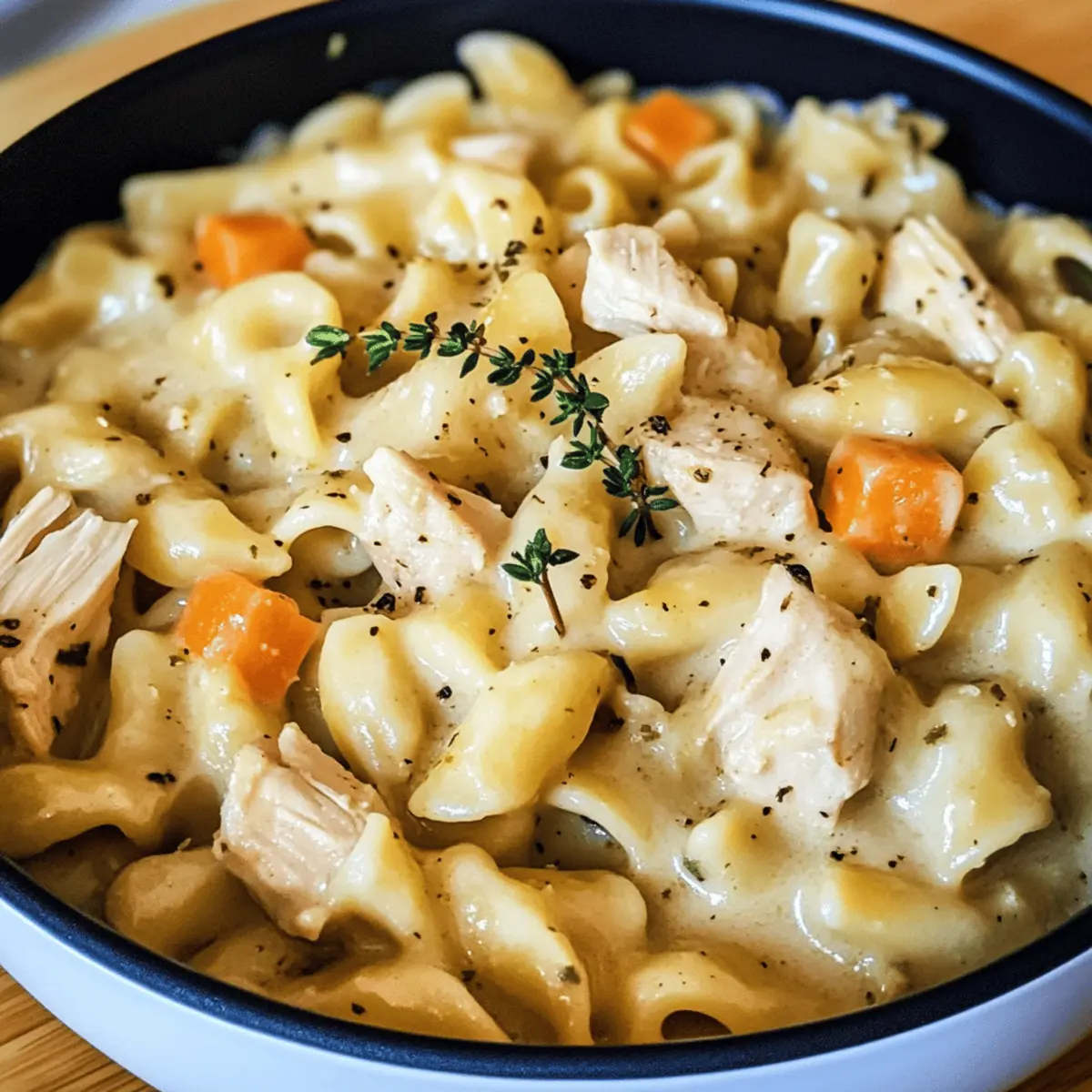 Creamy Chicken Pot Pie Pasta for Cozy Dinner Bliss