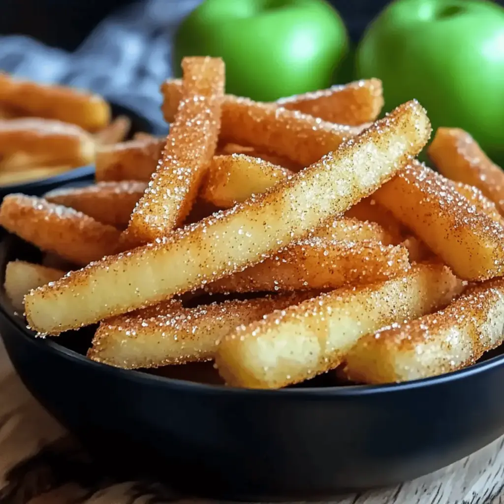 Crispy Air Fryer Apple Fries