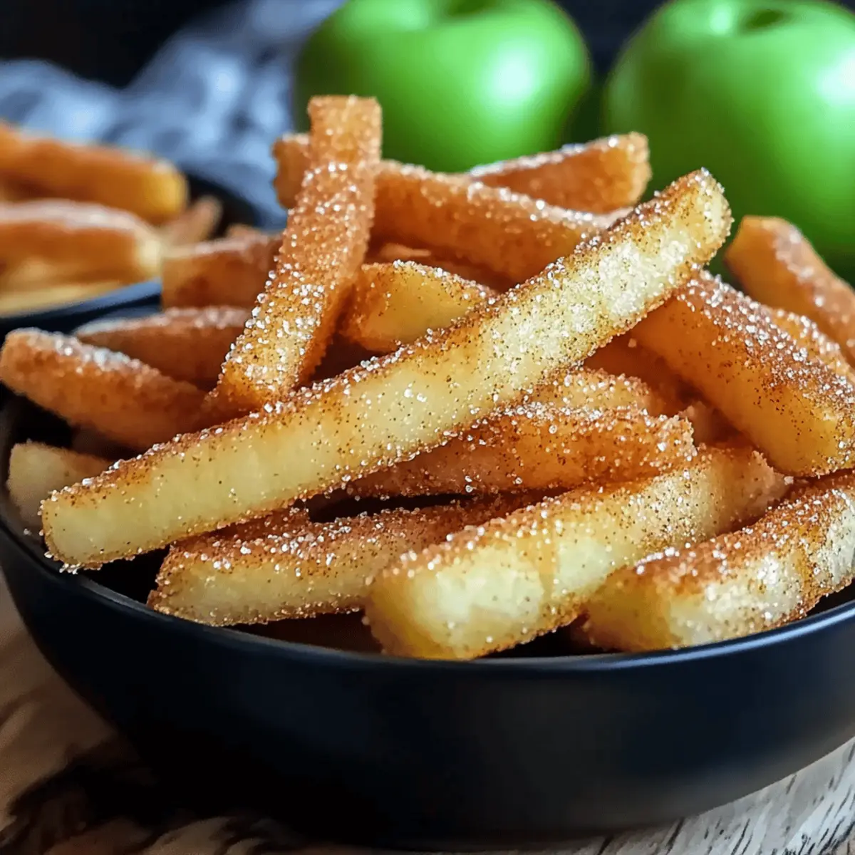 Crispy Air Fryer Apple Fries